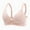 Beige, variant on Levmjia Women Front Closure Bra No Wire Comfortable Support Wireless Bra for Middle Aged Plus Size Full Coverage Everyday Wear Nylon Spandex Black White Beige 36-42B C D