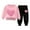 Pink, variant on Toddler Baby Boys Girls Clothes Outfits 2Pcs Sweatsuits Valentines Long Sleeve Sweatshirt Pants Sets Fall Winter Kids Clothing Sets