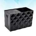 thumbnail image 4 of 1pc Double Slots Scissors Holder Hair Clips Storage Box Hairdressing Tools Organizer for Home Shop Black, 4 of 6