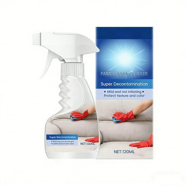 Yhmxh Utensilios de cocina Limpiador de sofás de tela de 120 ml, descontaminante y desincrustante para muebles de tela. Muebles para cocina Accesorios de cocina Mueble organizador cocina