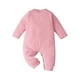 thumbnail image 3 of Body De Bebé Canastilla Onesies Para Niño Recién Nacido Niño Niña Estampado Floral Ropa De Colores Surtidos Mameluco Mono Rosa Odeerbi  LM103-3012, 3 of 9