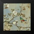 thumbnail image 2 of Jensen, Asia 12x12 Black Modern Framed Museum Art Print Titled - Apple Bloom I, 2 of 5