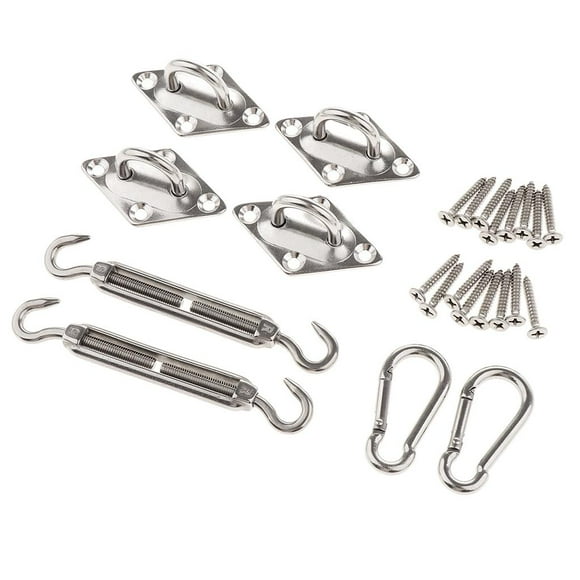 Kit De Instalación De Hardware de material acero Inoxidable De Shade Sail De Cuadrilátero Kit De Hardware de material acero Inoxidable De 5mm