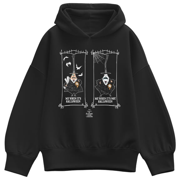 The Nightmare Before Christmas - When It's Halloween - Women's Oversized Fleece Hoodie Sweatshirt