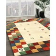 thumbnail image 3 of Ahgly Company Machine Washable Indoor Square Contemporary Sienna Brown Area Rugs, 3' Square, 3 of 7