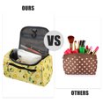 thumbnail image 5 of Unique Bargains Floral Makeup Bag Zipper Flower Cosmetic Pouch Yellow, 5 of 7