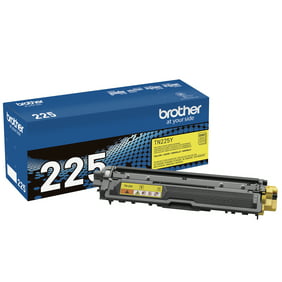 Brother Genuine High Yield Toner Cartridge, TN225Y, Replacement Yellow Toner
