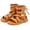 A-brown, variant on Toddler Baby Girls Gladiator Sandals Open Toe Rubber Sole Roman Shoes Zipper Outdoor Summer Sandals for Girls(Toddler/Little Kid)