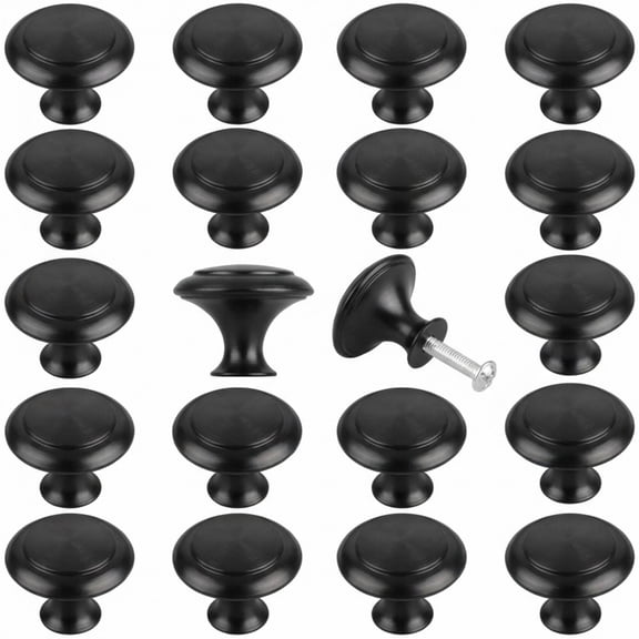 20 Pack Kitchen Cabinet Door Knobs, Pulls, and Drawer Handles with Screws, Suitable for Kitchen and Bathroom Drawers