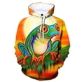 thumbnail image 2 of Sudadera con capucha con estampado 3D de ranas coloridas para hombre, sudadera con estampado divertido de animales, camisetas deportivas para exteriores, jerséis de calle de otoño, manga larga, 2 of 5