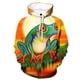 thumbnail image 2 of Sudadera con capucha con estampado 3D de ranas coloridas para hombre, sudadera con estampado divertido de animales, camisetas deportivas para exteriores, jerséis de calle de otoño, manga larga, 2 of 5