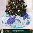 thumbnail image 6 of FMSHPON Turtle Xmas Christmas Tree Skirt Stand Mat for Holiday Party Decoration Indoor Outdoor 36 inches, 6 of 6