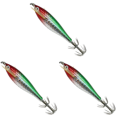 thumbnail image 2 of Cebo de pesca luminoso, cebo de pesca de pulpo, anzuelo de calamar (cabeza roja-cuerpo verde), 2 of 2