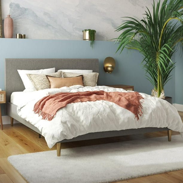 Mr Kate Daphne Upholstered Bed With, Linen Upholstered Bed Headboard