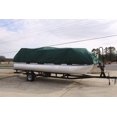 thumbnail image 5 of NEW GREEN 28 FT VORTEX ULTRA 5 YEAR CANVAS PONTOON/DECK BOAT COVER, ELASTIC, STRAP SYSTEM, FITS 27'1" FT TO 28' LONG DECK AREA, UP TO 102" BEAM (FAST FREE SHIPPING - 1 TO 4 BUSINESS DAY DELIVERY), 5 of 6