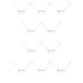 thumbnail image 1 of Collar Retro letra zodiaco Minnieouse DIY Escorpio Plata con tarjeta de exhibición, 1 of 5