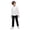White, variant on Boys Suit Slim Fit Toddler Tuxedo Suit Set for Teen Communion Black Button up Shirt Dress Pant Kid Wedding Ring Bearer Outfit