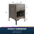 thumbnail image 3 of Rayburn Nightstand, Weathered Oak, 3 of 9