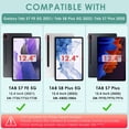 thumbnail image 2 of Funda híbrida giratoria 360 DETUOSI para Samsung Galaxy Tab S7 FE 5G / S8+ Plus / S7+ Plus 12.4", 2 of 9
