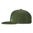 thumbnail image 3 of ZICANCN Cartoon Dinosaur Game Baseball Caps, Trucker Hats for Men And Women, Adjustable Breathable Flat Caps, Moss Green, 3 of 8