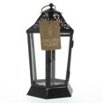 Black Metal Candle Lantern, Rustic Decorative Lanterns For Candles