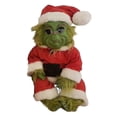 thumbnail image 2 of The Grinch Christmas Plush Doll Reborn Baby Grinch Stuffed Toy Gift, 2 of 4
