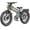 60V 70AH-Gray, variant on Aniioki A9 Pro Max Off-Road Motorized Dirt Bike,Dual 2500W Hub Motors,3000W Peak Each,60V 70Ah Battery,Up to 45 MPH,26" Fat Tires