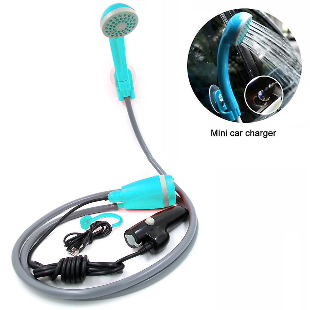 Douche électrique Portable, Douche de Camping étanche 5 V 2 A 1,5 Mètre