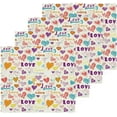 thumbnail image 2 of GZHJMY Valentine's Day Love Heart Washcloths 6 Pack, Highly Absorbent Soft Cotton Baby Washcloths Fingertip Towels, 12 x 12 Inch, 2 of 7