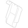 Genuine OE Lexus Seat Back Cover - 71077-78020-D5