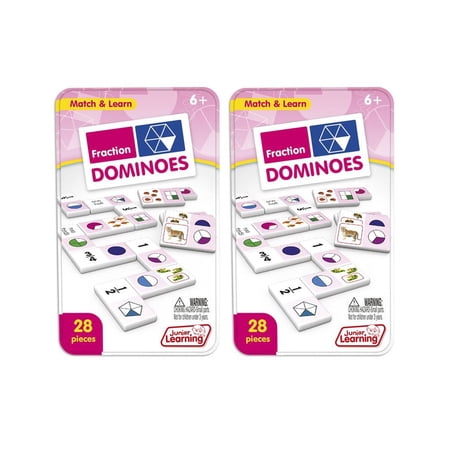 JUNIOR LEARNING Fraction Dominoes  2 Sets price history on PriceWatchPro