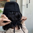 thumbnail image 4 of COCOpeaunt New Summer Foldable Bucket Hat Foldable Fisherman Hat Women Soft Beach Big Wave Shade Fisherman Cap Fashion Solid Panama, 4 of 6