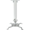 thumbnail image 1 of Duramex Support de Projecteur - Support de Plafond Universal LCD DLP Inclinable Pivotant à 360° (Télescope Blanc), 1 of 3