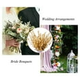 thumbnail image 7 of 20 Gold Leaves Branches 15 Inch Greenery for Vase Centerpieces Wedding Bouquet Home 20PCS, 7 of 7