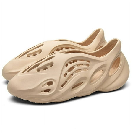 

Women Men Casual Sports Shoes Sandals Breathable Foam Runner Shoes Outdoor Walking Slippers Garden Clogs Slip On Beach Sandal Summer Water Shoes for Unisex Khaki