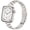 Light Starlight, variant on ZYX Slim Stainless Steel Band for Apple Watch, Women's 14mm Thin Metal Strap with Tool, Sliver, 38mm/40mm/41mm/42mm(Series 10 11)