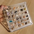 thumbnail image 4 of ADruer Acrylic Magnetic Seashell Display Box, Clear Acrylic Shadow Storage Box Display Case Decorative, 36/64/100 Grids Acrylic Magnetic Organizer Box for Bead, Nail, Jewelry (100 Grids, Heart), 4 of 7