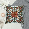 thumbnail image 2 of Red Cushion Cover or Hand Made National Embroidery Bohemian Housewarming Car Home Decoration Cushion Cover/Throw Pillow Cover of (-Red,, 2 of 5