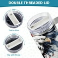 thumbnail image 5 of Eagle Blood 40 oz Tumbler with Handle Insulated&nbsp;Travel Mug&nbsp;Lid Straw Leak Proof Steel Vacuum Water Bottles Glasses Fits in Car Cup Holder, 5 of 7