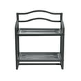 thumbnail image 3 of Household Essentials 2-Tier Metal Wall Mount Bathroom Storage Rack, Grey, 3 of 7