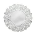 thumbnail image 1 of Uxcell 50 Pcs Servilletas de Papel de 4.3 Pulgadas Redondas de Encaje Decorativas, Papeles Desechables para Comidas y Fiestas, Plateado, 1 of 6