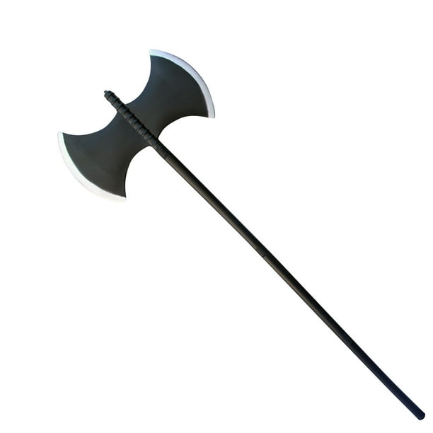Uheoun Halloween Simulation Weapon Props Axe Double-sided Pirate Playing Props  Halloween Decorations Home Decor, Gift, on Clearance 