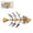 Bony Fish, variant on Turtle 3D Metal Puzzle Model Kit - 100+PCS Steampunk DIY Assembly Model for Home Decor, Perfect Gift for Adults & Teens