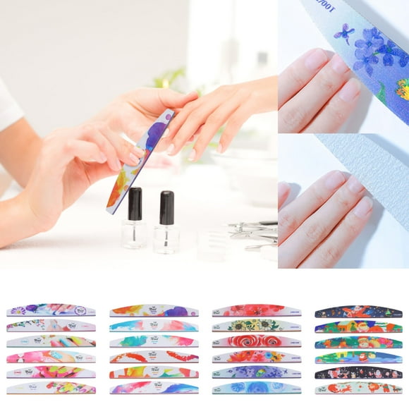 Qiopertar Flash Deals of the Day Christmas Manicure Tools Nail Rubbing Strips Nail Scrubbing Strips Nail Repair Type Polishing Double-sided Set Clearance Saving Up To 65% Off