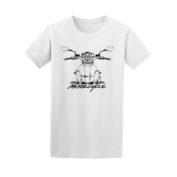 Motorcycle Handlebars Scooter Tee Men's -Image by Shutterstock