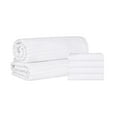 thumbnail image 3 of BNM Ribbed Heavyweight Cotton Hand Towel/ Bath Sheet Set, White, 3 of 9