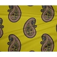 thumbnail image 4 of oneOone Polyester Lycra Fabric Paisley Block Printed Fabric 1 Yard 56 Inch Wide, 4 of 4