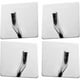 thumbnail image 2 of patre De Salle De Bain Lot De 4 Crochets Adhsifs Trs Rsistants Coller Sur Le Mur Porte Armoire Porte-serviettes En Acier Inoxydable Crochets Vte, 2 of 4