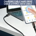 thumbnail image 2 of EXCIXING USB3.2 10Gbps Cable USB A to Type C 3.2 Cable Data Transfer USB C SSD Cable, 2 of 8