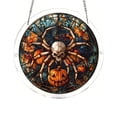 thumbnail image 2 of 8.9 Inches Halloween/Autumn-themed Puzzle Suncatcher, DIY Acrylic Stained Glass Style Window Hanging Decor, Sun Catcher Puzzle Gift for Women, Mom, Grandma, Wife, Garden Lovers, 2 of 9